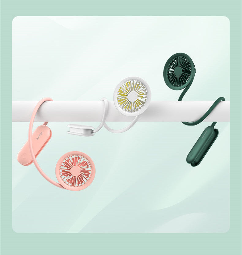 Portable Neck Fan - Mini USB Rechargeable Fan