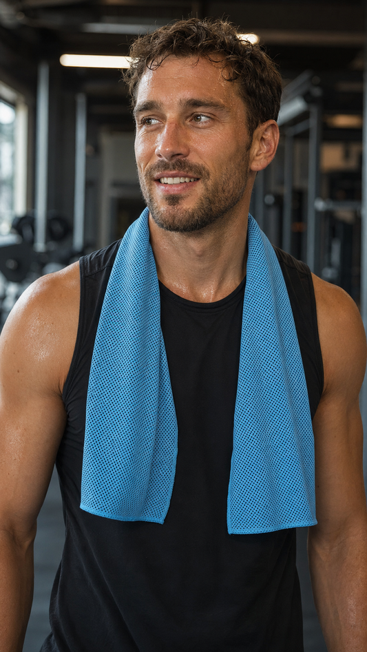 KoelKompas Koelhanddoek – Directe Verkoeling voor Sport & Zomer