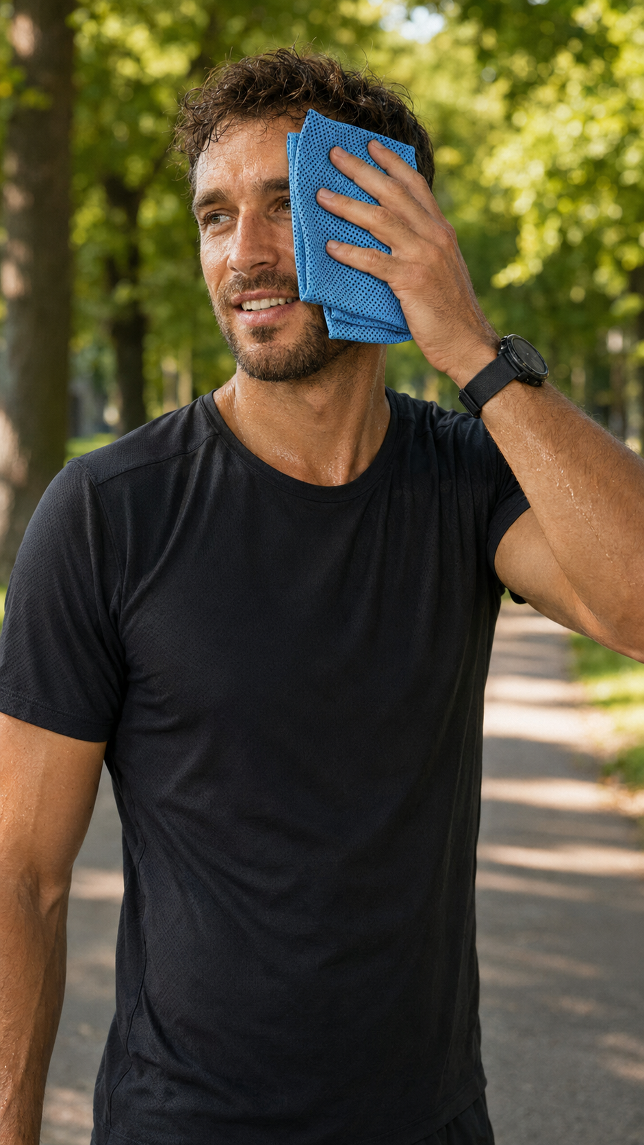 KoelKompas Koelhanddoek – Directe Verkoeling voor Sport & Zomer